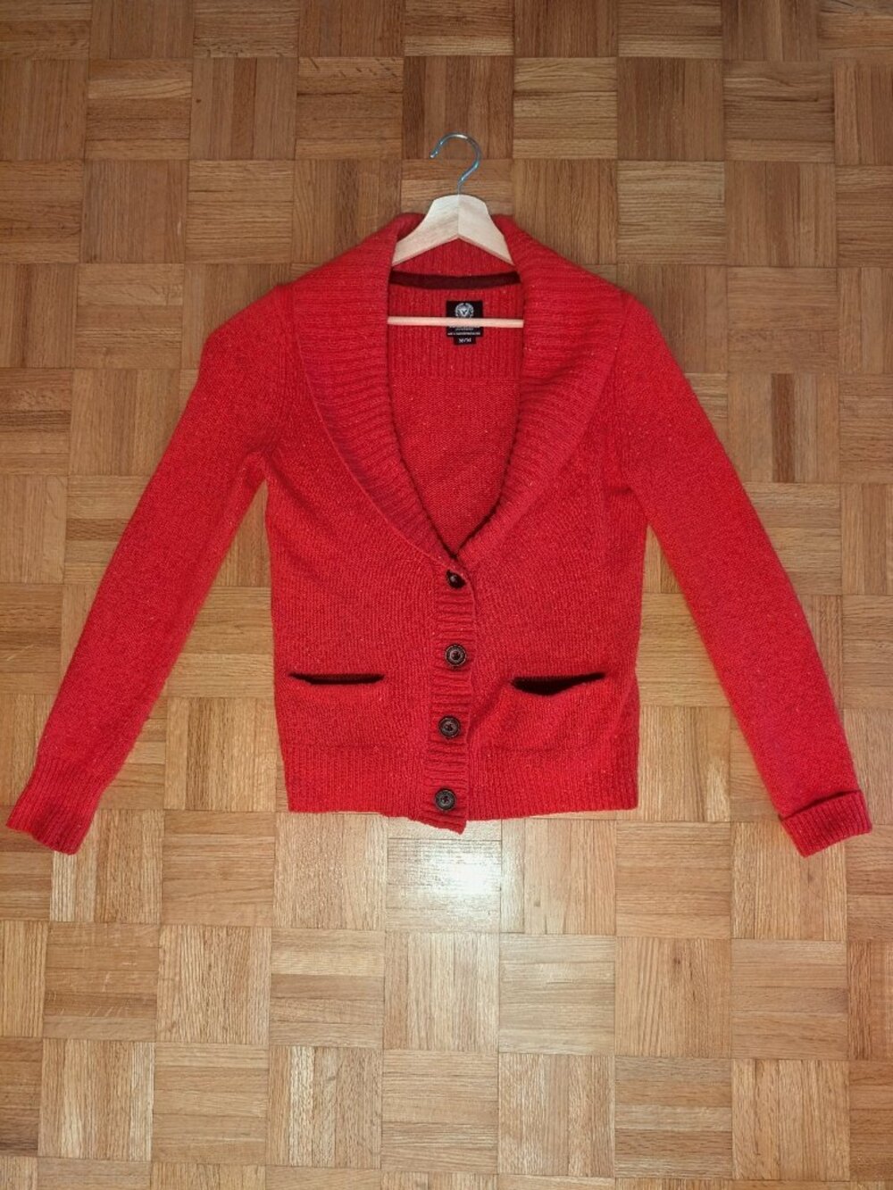 American Eagle 2011 Fall Cardigan, Red, Size Medium